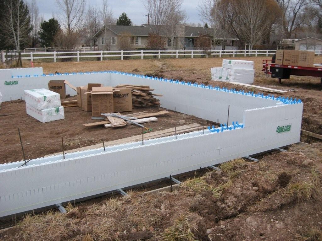 Placement of footer and stem wall