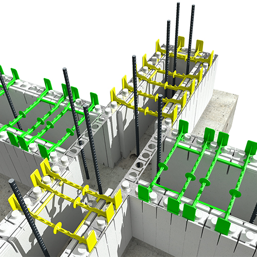 Easily transition between varied wall widths with Quad-Lock ICF